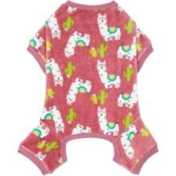 Dog & Cat Cozy Plush Fleece PJs, Llamas, XXX-Large - Picture 1 of 1